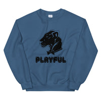 Playful Bubble Black Logo (Unisex) Sweatshirt