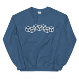 Playful 3D 3x Playful White & Black (Unisex) Sweatshirt