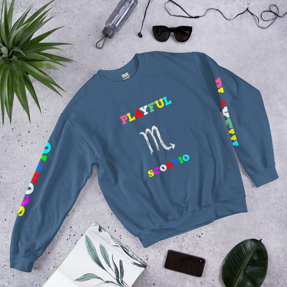 Playful Scorpio (Unisex) Sweatshirt