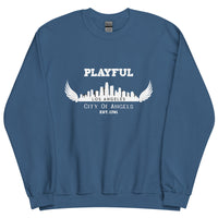 Playful Los Angeles City of Angels (Unisex) Sweatshirt