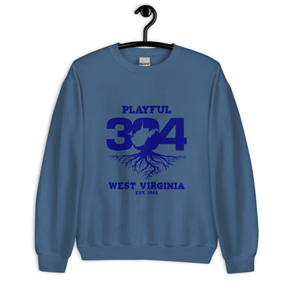 Playful WV - Blue (Unisex) Sweatshirt