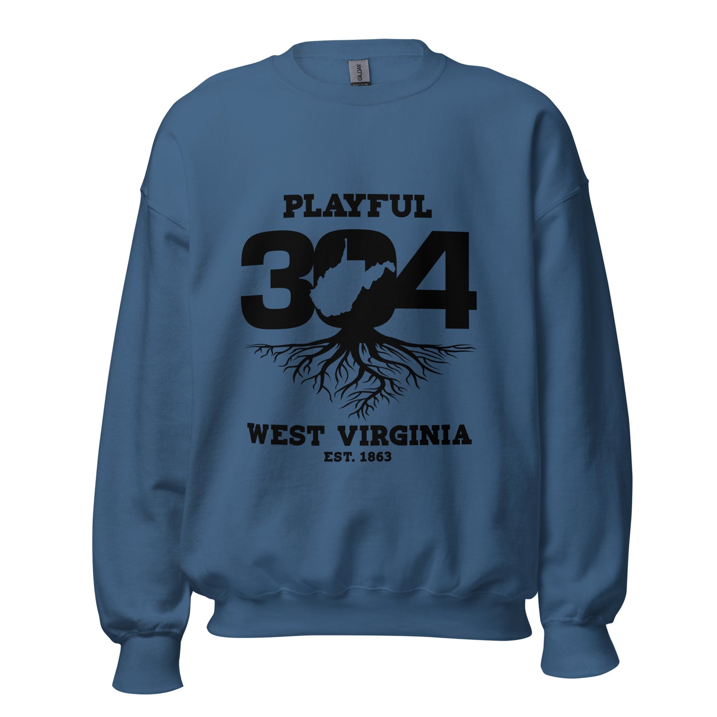 Playful WV - Black (Unisex) Sweatshirt