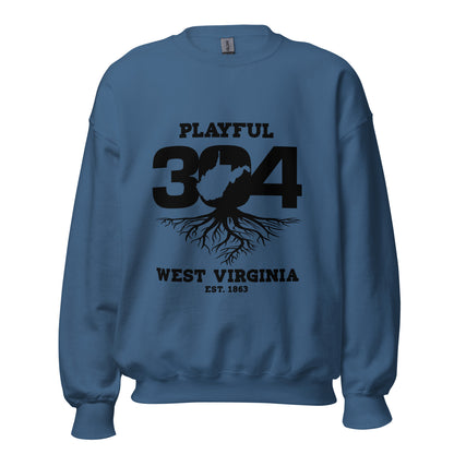 Playful WV - Black (Unisex) Sweatshirt