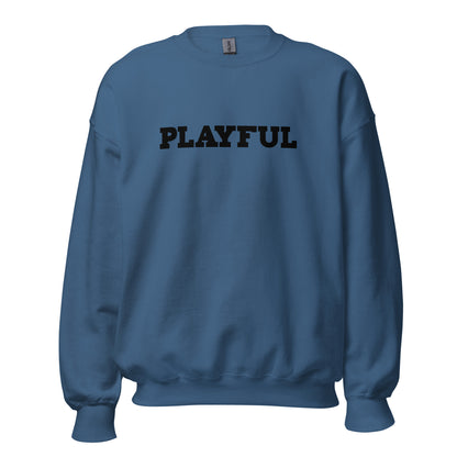 Playful - Black (Unisex) Sweatshirt