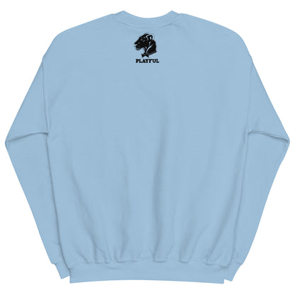 Playful Unapologetically Black (Unisex) Sweatshirt