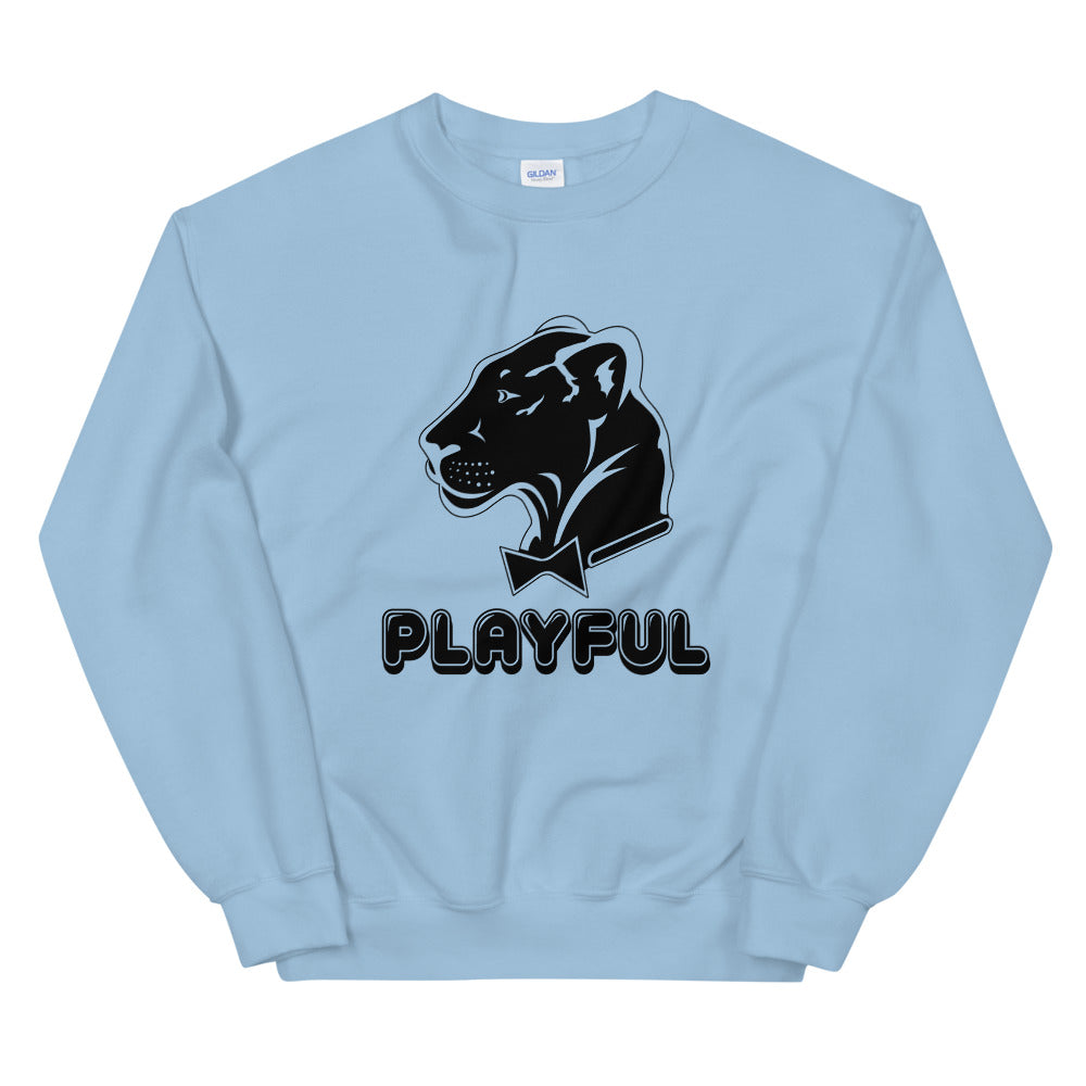 Playful Bubble Black Logo (Unisex) Sweatshirt