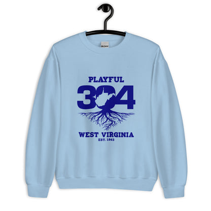 Playful WV - Blue (Unisex) Sweatshirt