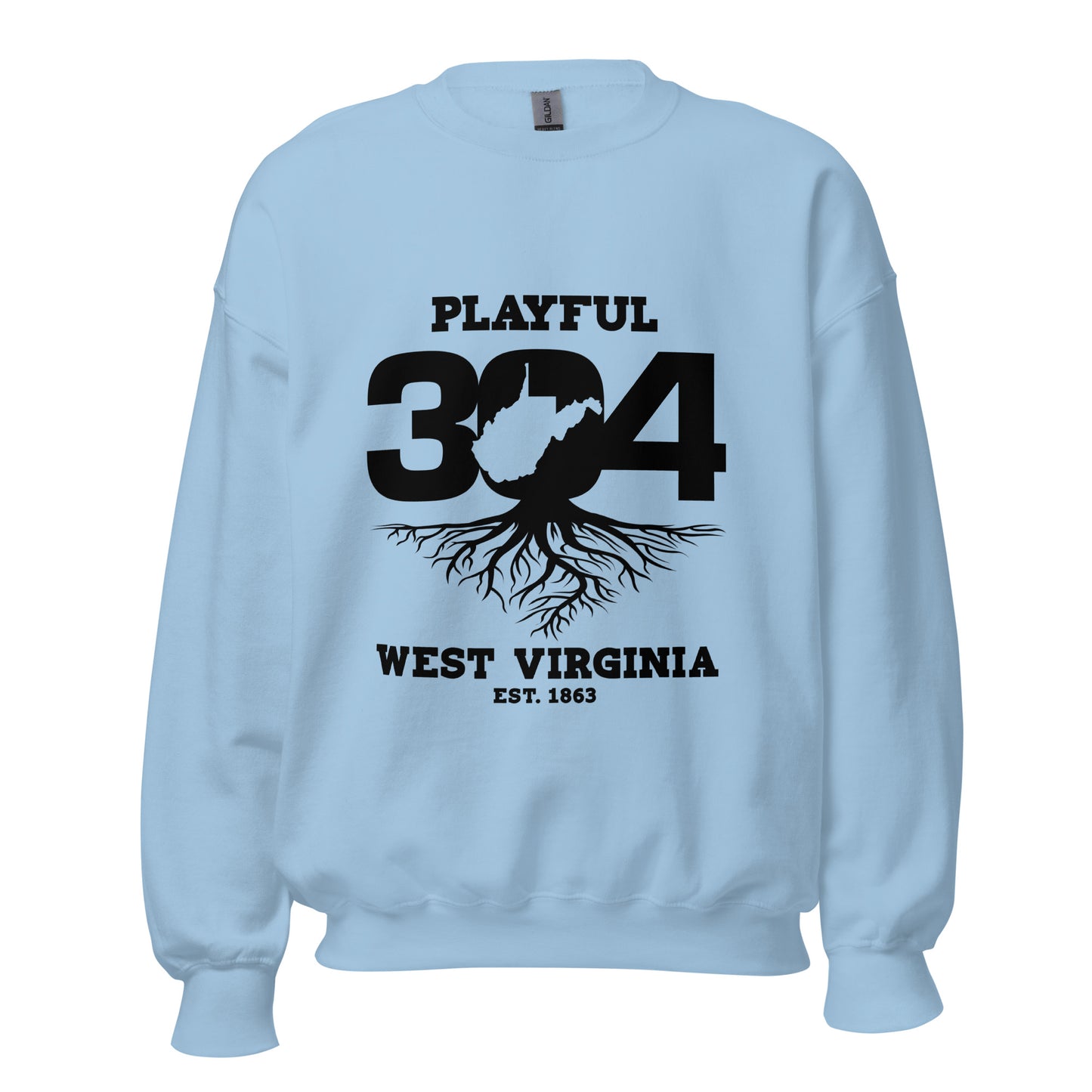 Playful WV - Black (Unisex) Sweatshirt