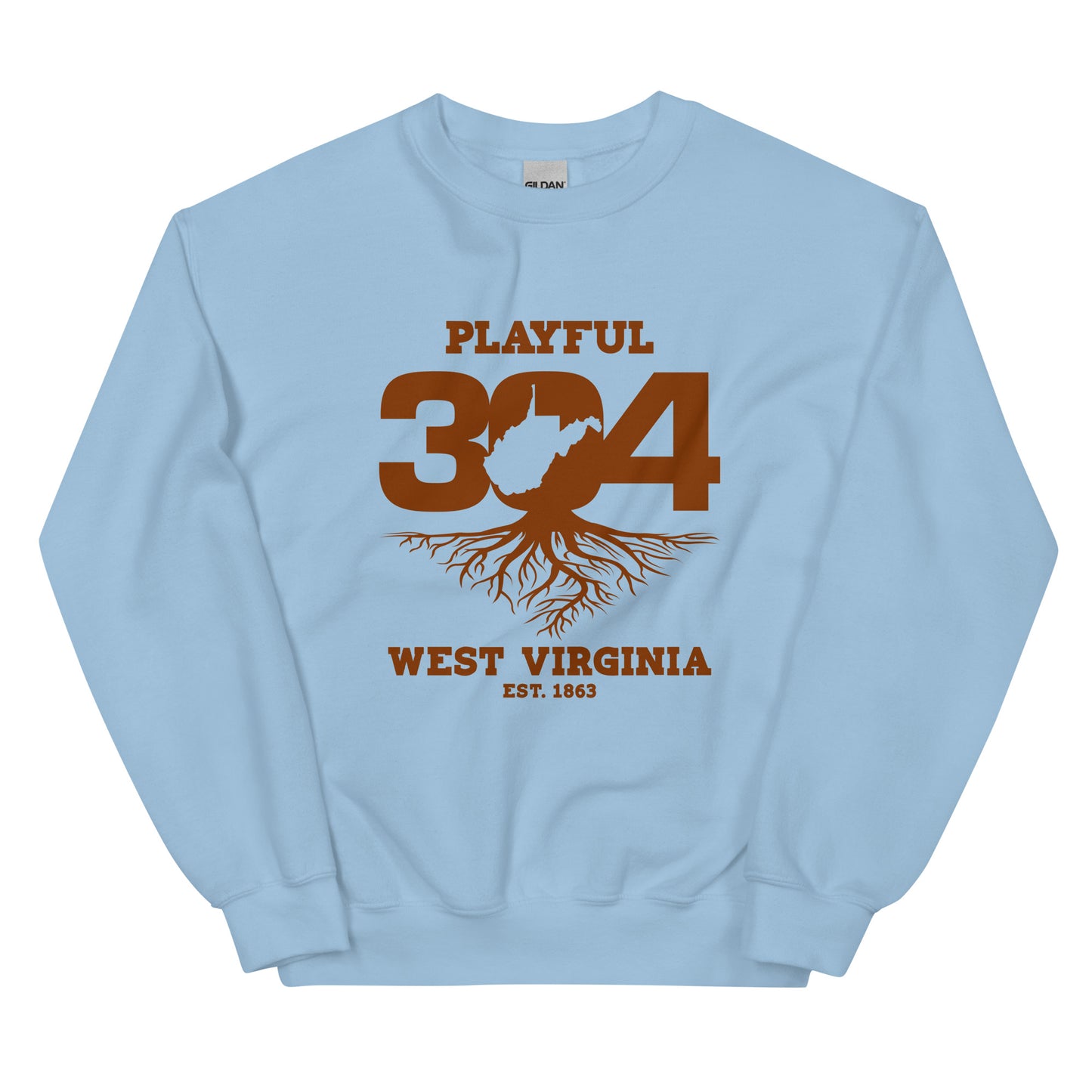 Playful WV - Brown (Unisex) Sweatshirt