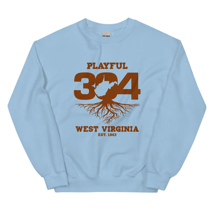 Playful WV - Brown (Unisex) Sweatshirt
