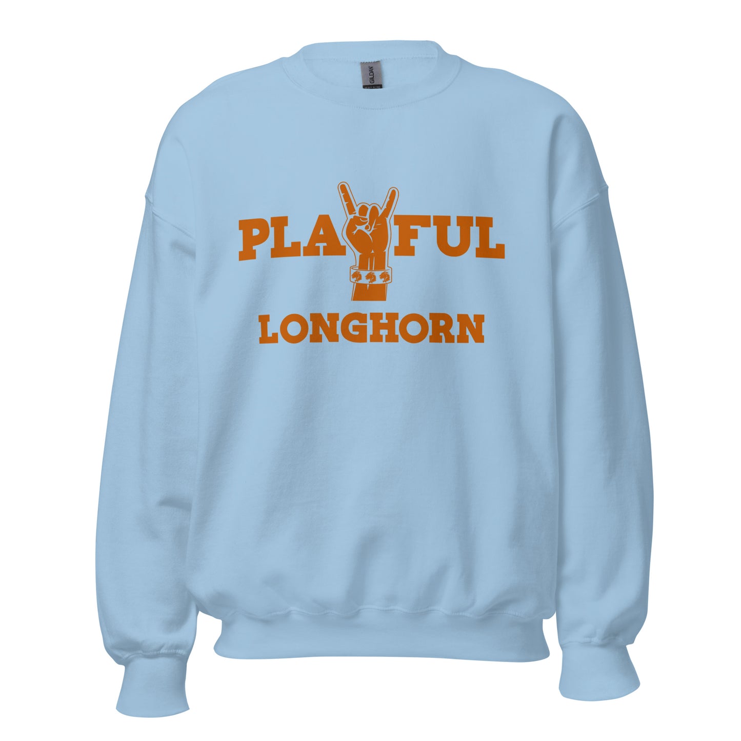 Playful Longhorn (Unisex) Sweatshirt