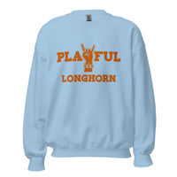 Playful Longhorn (Unisex) Sweatshirt