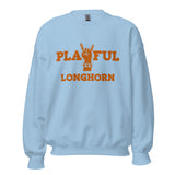 Playful Longhorn (Unisex) Sweatshirt