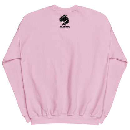 Playful Unapologetically Black (Unisex) Sweatshirt