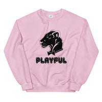Playful Bubble Black Logo (Unisex) Sweatshirt