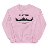 Playful Los Angeles City of Angels (Unisex) Sweatshirt