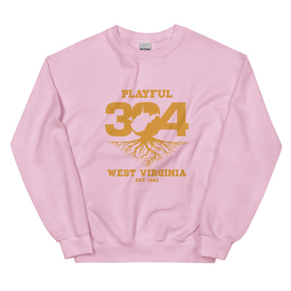 Playful WV - Gold (Unisex) Sweatshirt