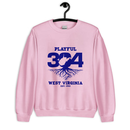 Playful WV - Blue (Unisex) Sweatshirt