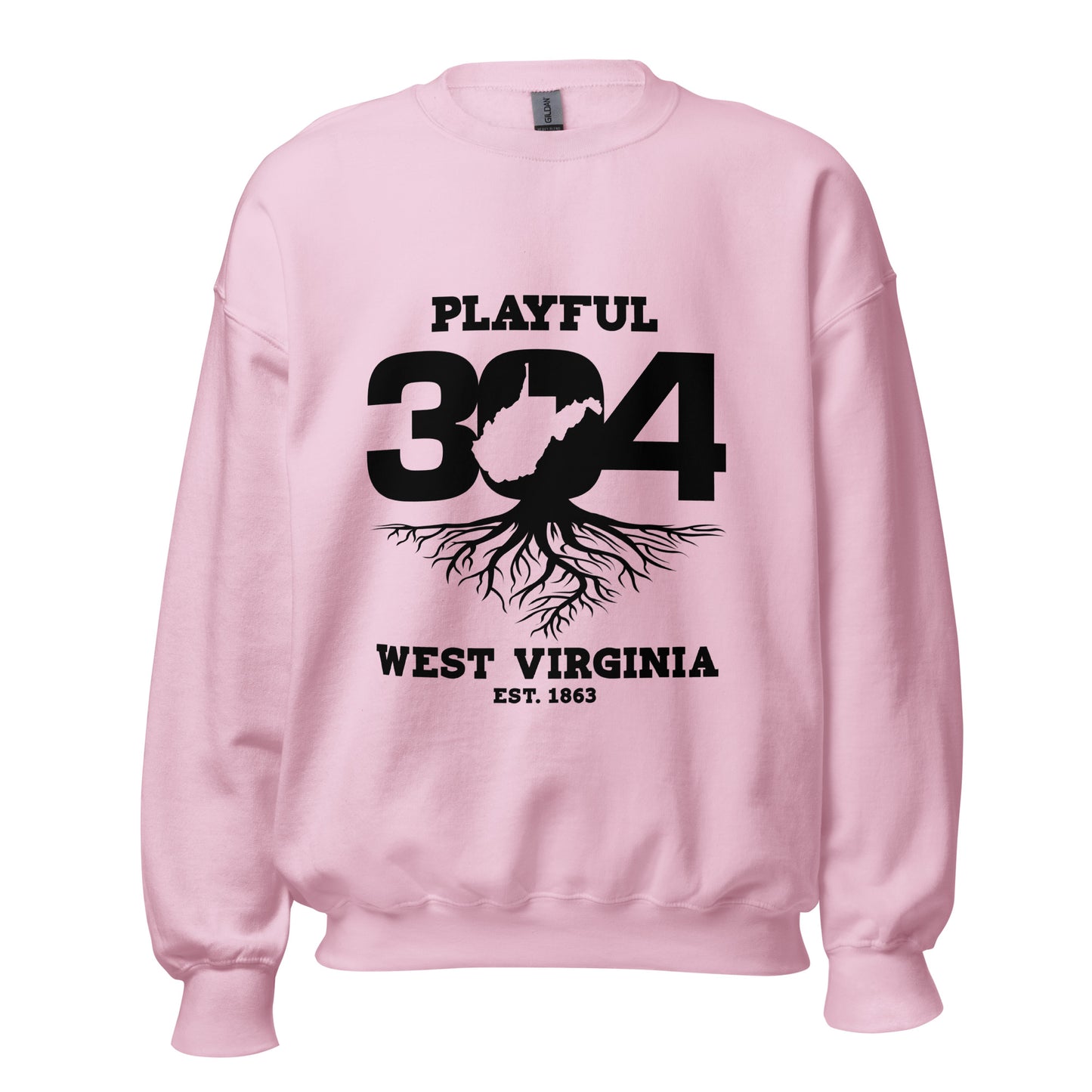 Playful WV - Black (Unisex) Sweatshirt