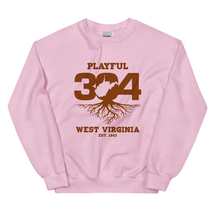 Playful WV - Brown (Unisex) Sweatshirt