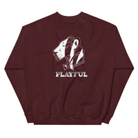 Playful Bengals (BLK/White) (Unisex) Sweatshirt