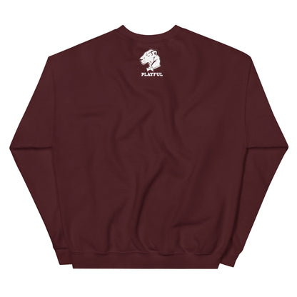 Playful WV - White (Unisex) Sweatshirt