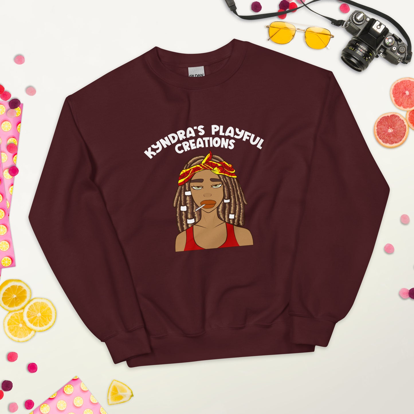 Kyndra's Dreadhead Girl (Unisex) Sweatshirt