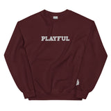 Playful Embroidered (Unisex) Sweatshirt