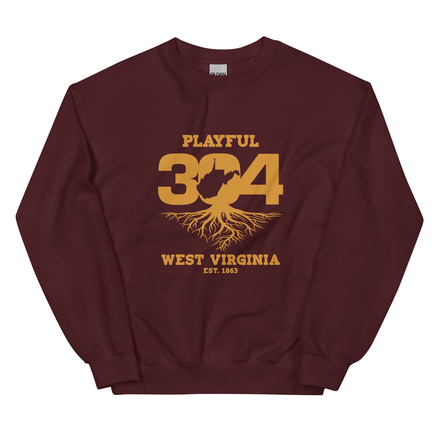 Playful WV - Gold (Unisex) Sweatshirt