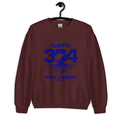Playful WV - Blue (Unisex) Sweatshirt