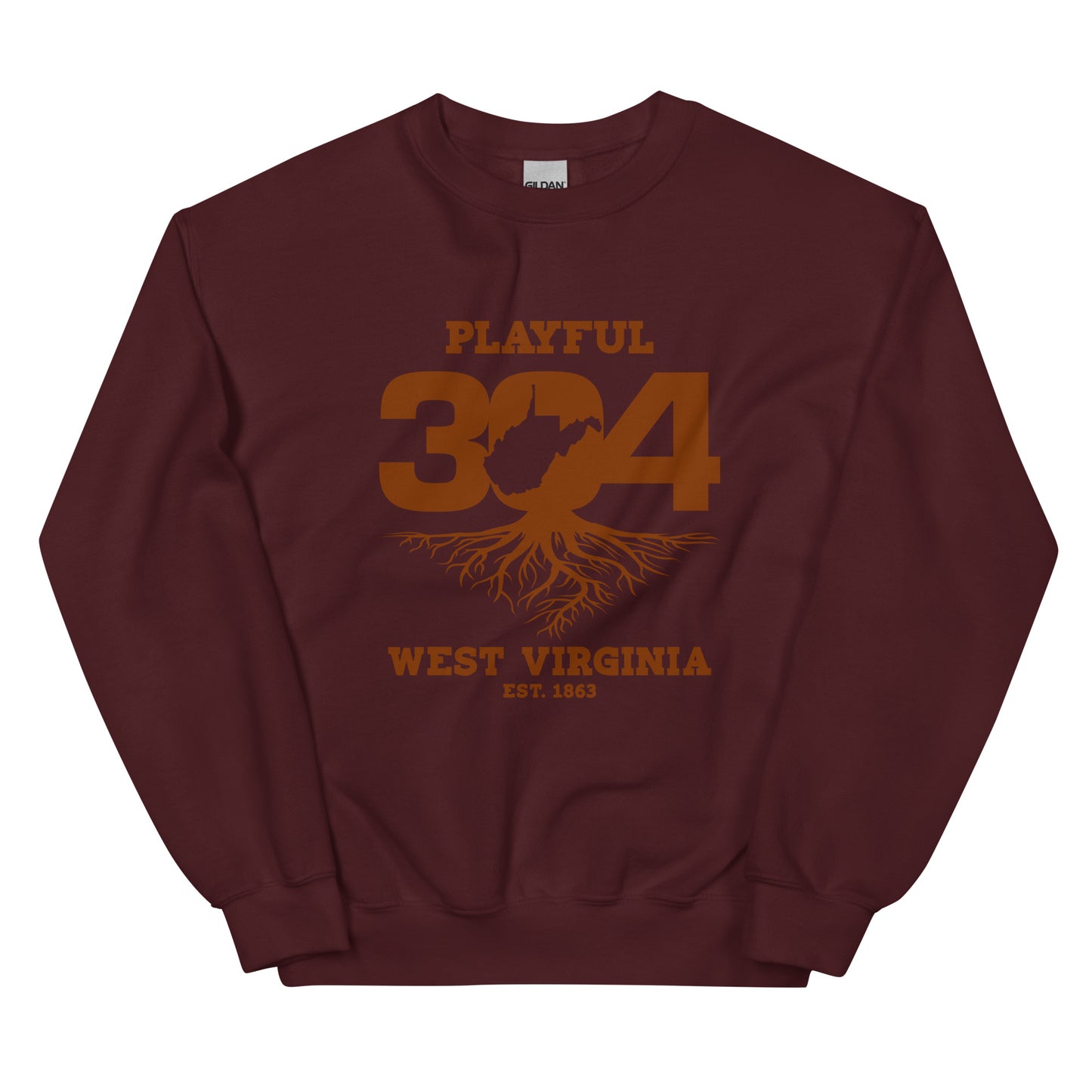 Playful WV - Brown (Unisex) Sweatshirt
