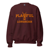 Playful Longhorn (Unisex) Sweatshirt