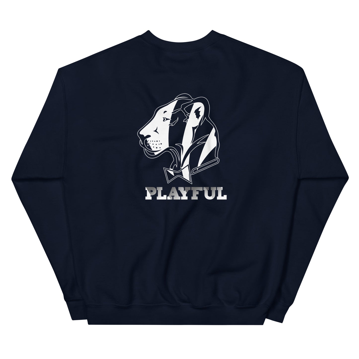 Playful Bengals (BLK/White) (Unisex) Sweatshirt
