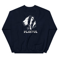 Playful Bengals (BLK/White) (Unisex) Sweatshirt
