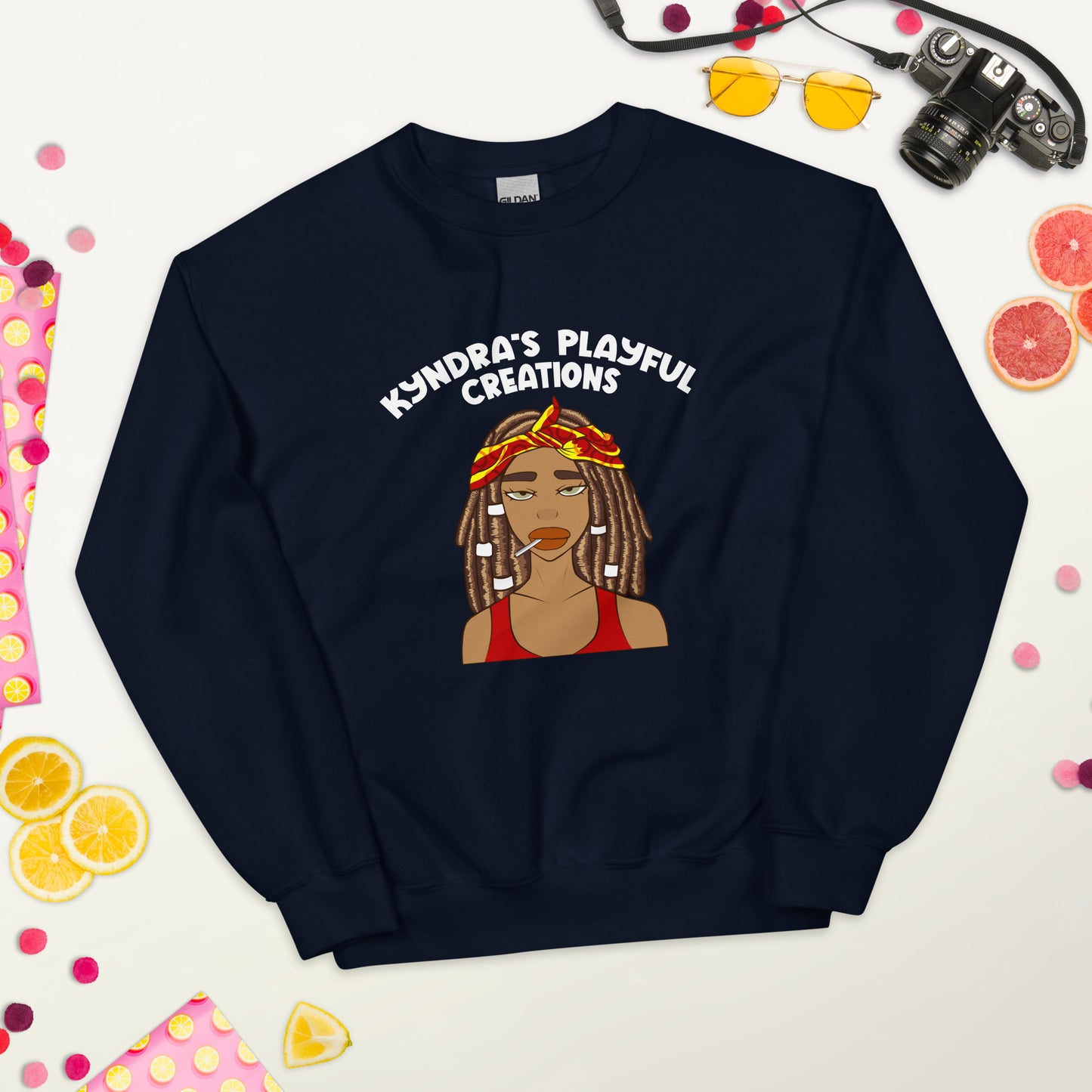 Kyndra's Dreadhead Girl (Unisex) Sweatshirt
