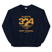 Playful WV - Gold (Unisex) Sweatshirt