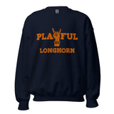 Playful Longhorn (Unisex) Sweatshirt