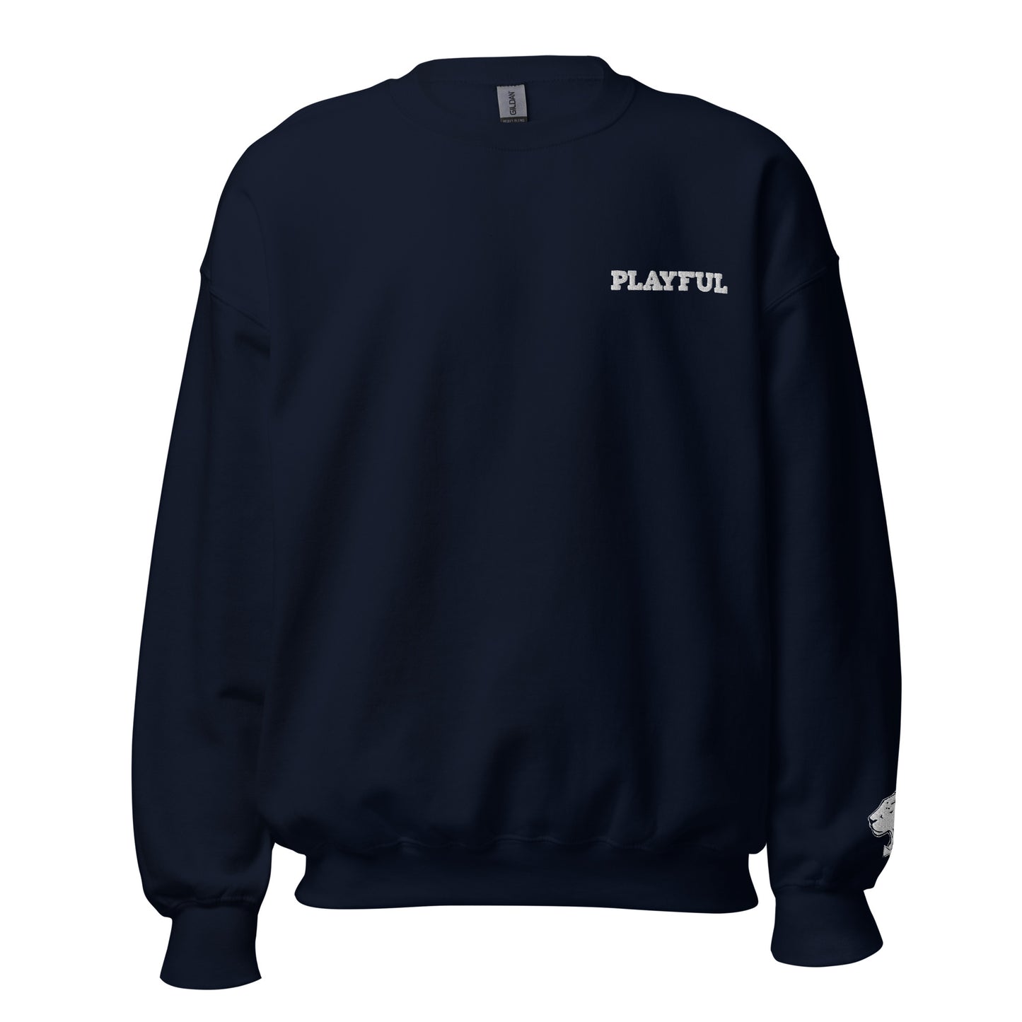 Playful Embroidered (Unisex) Sweatshirt