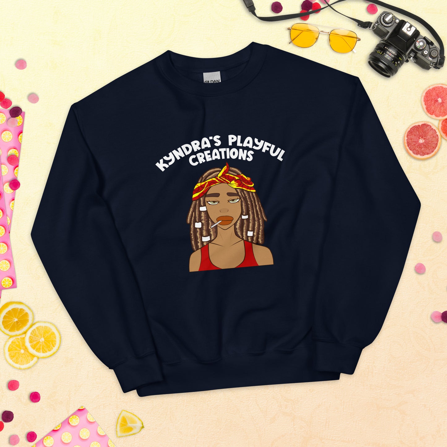 Kyndra's Dreadhead Girl (Unisex) Sweatshirt