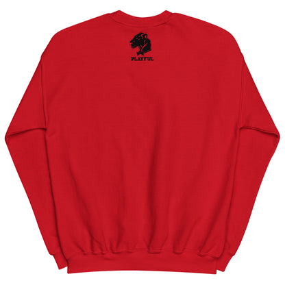 Playful Unapologetically Black (Unisex) Sweatshirt