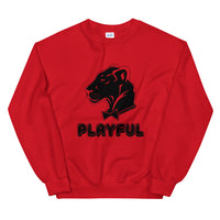 Playful Bubble Black Logo (Unisex) Sweatshirt