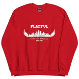 Playful Los Angeles City of Angels (Unisex) Sweatshirt