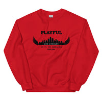 Playful Los Angeles City of Angels (Unisex) Sweatshirt