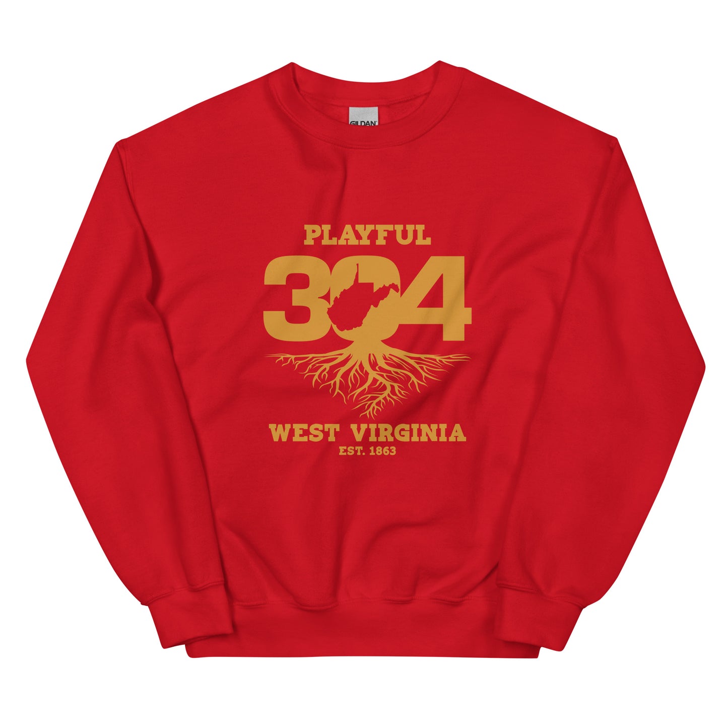 Playful WV - Gold (Unisex) Sweatshirt