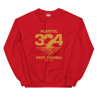 Playful WV - Gold (Unisex) Sweatshirt