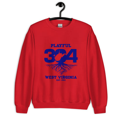 Playful WV - Blue (Unisex) Sweatshirt