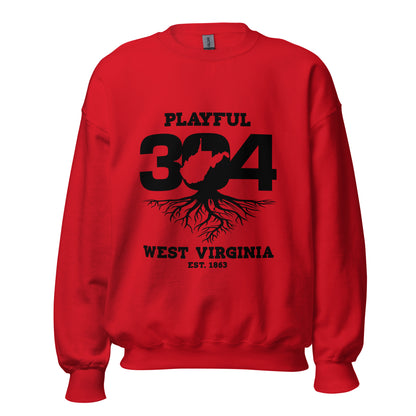 Playful WV - Black (Unisex) Sweatshirt