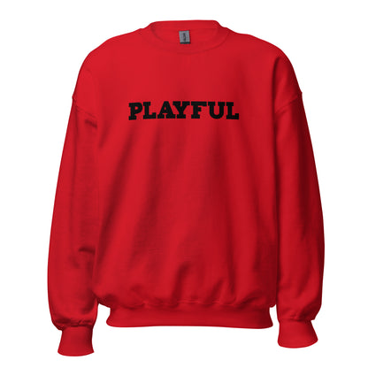 Playful - Black (Unisex) Sweatshirt
