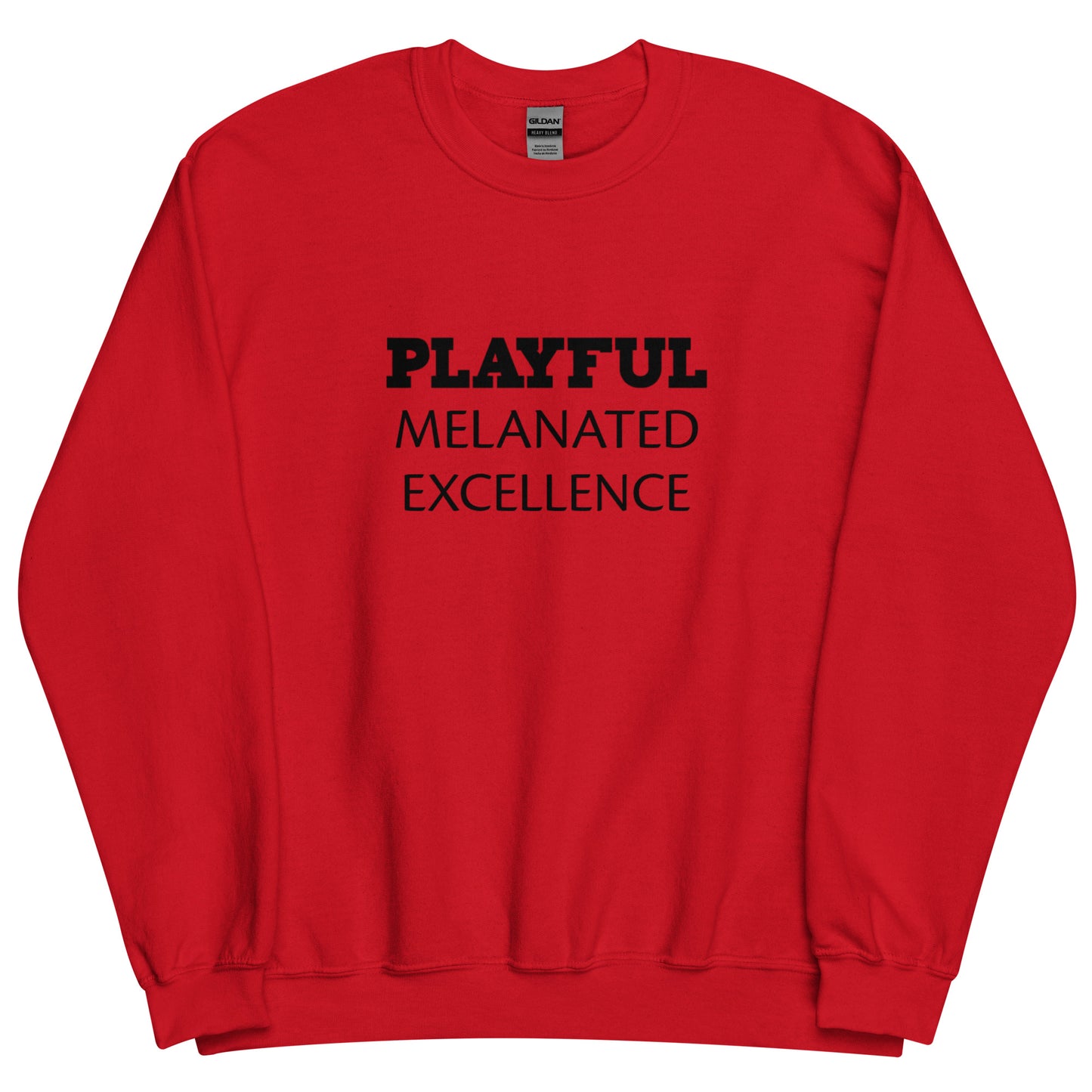 Playful Melanated Excellence (Unisex) Sweatshirt