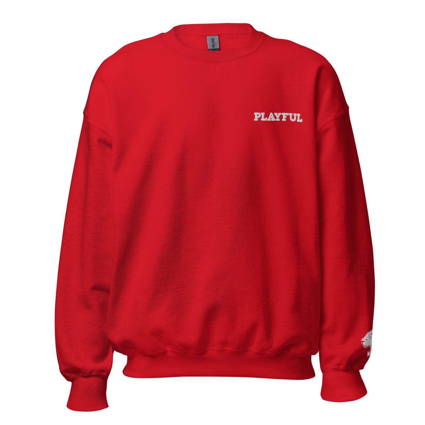 Playful Embroidered (Unisex) Sweatshirt